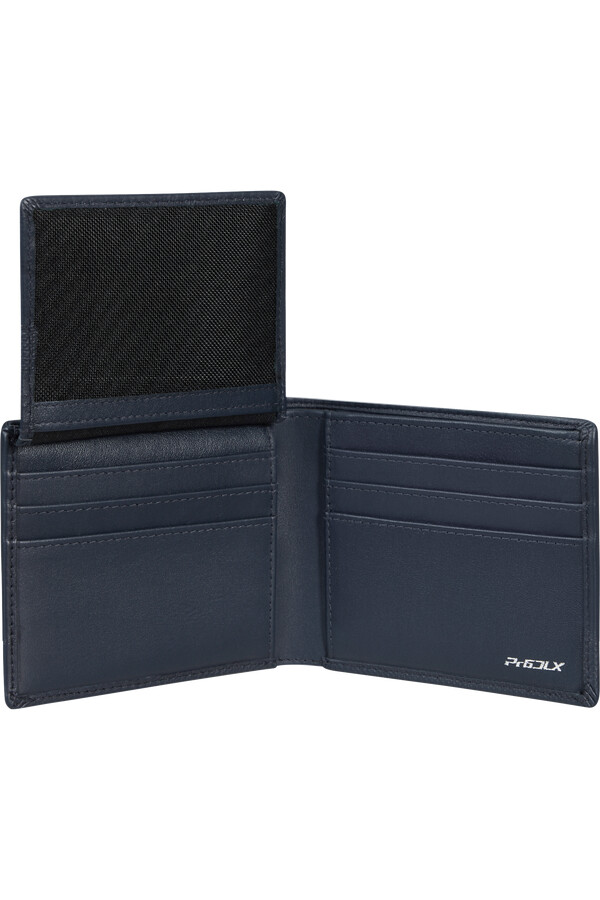 pro-dlx 6 slg wallet nachtblauw