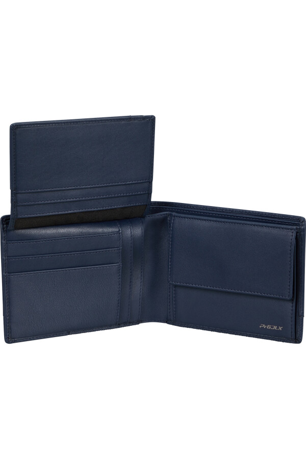 pro-dlx 6 slg wallet nachtblauw