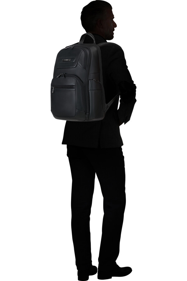 pro-dlx 6 leren rugzak 156 inch zwart