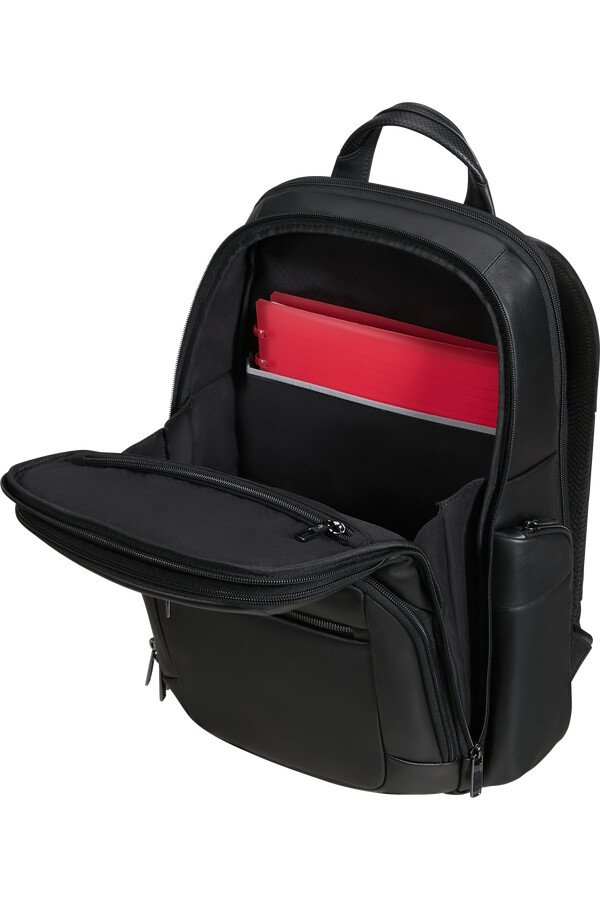 pro-dlx 6 leren rugzak 156 inch zwart