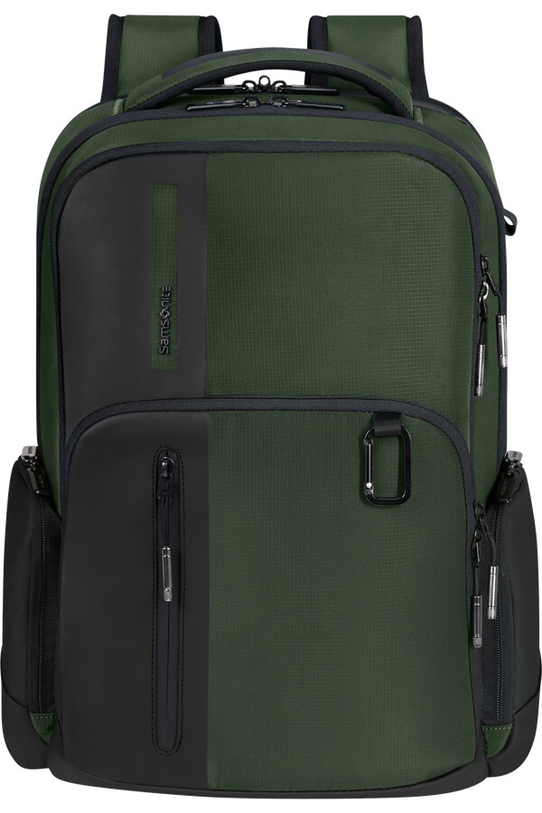 biz2go laptoprugzak in aardegroen