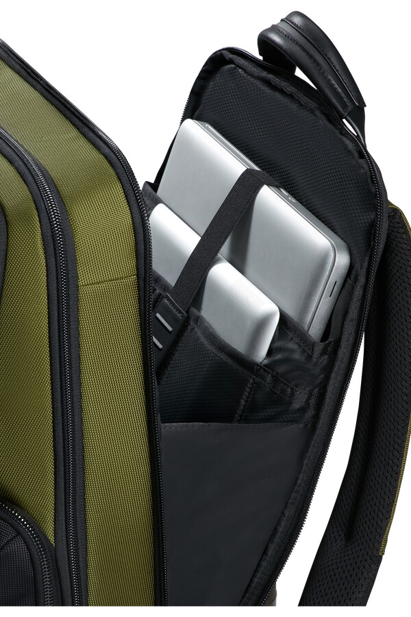 urban-eye rugzak 156 inch wasabizwart