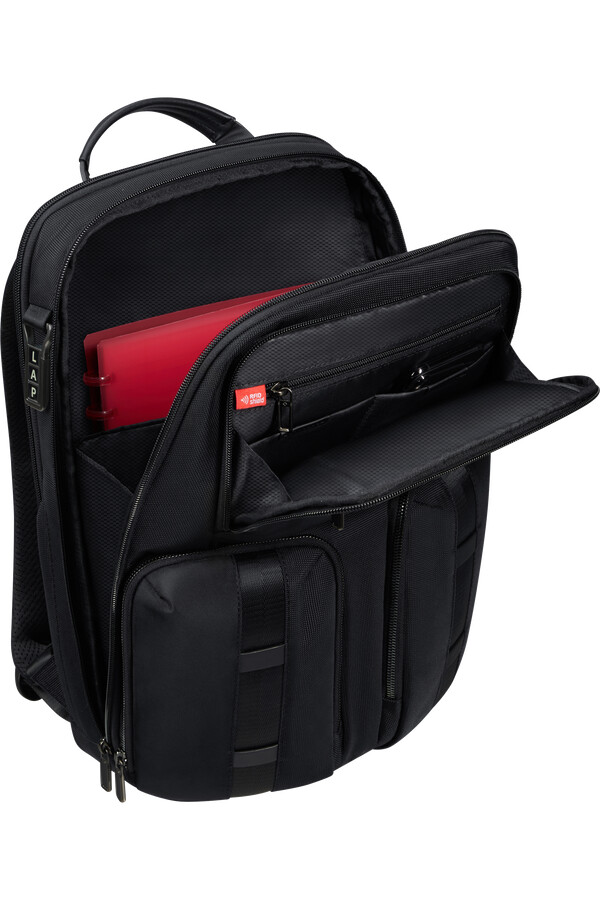 urban-eye rugzak 156 inch zwart