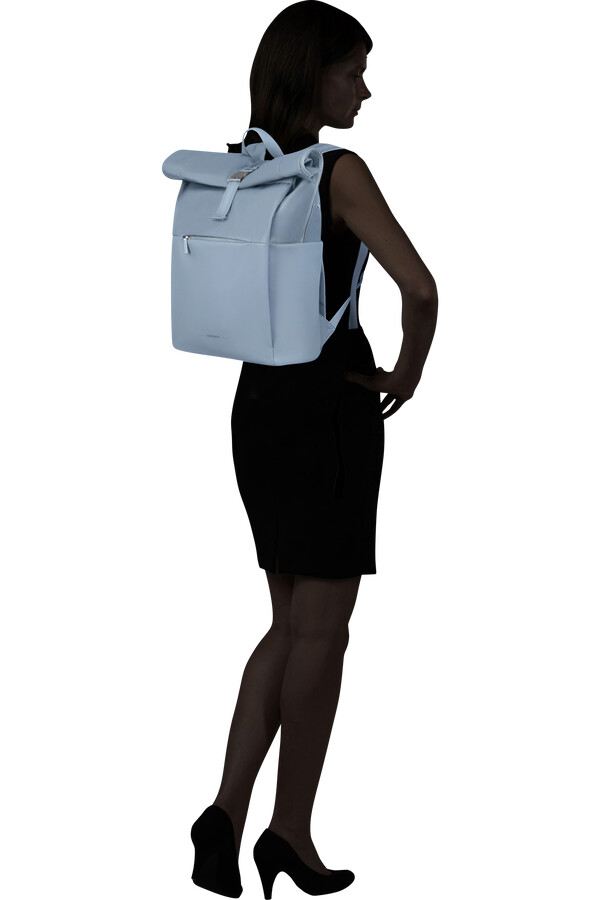 rugzakkenset van 4 stuks 40 cm stoffig blauw