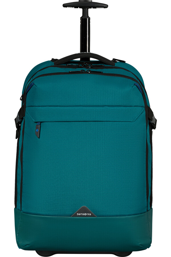 roadseeker laptoptas met wielen 173 inch diepblauwgroen