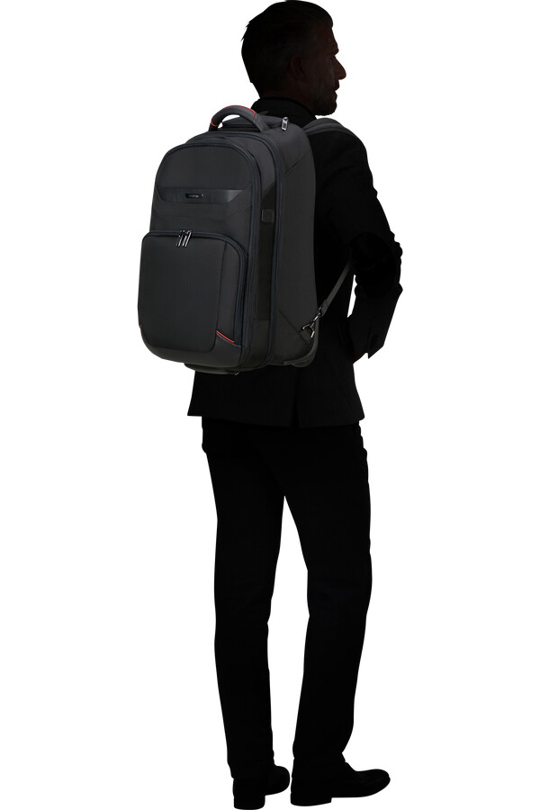 pro-dlx 6 laptoptas met wielen 173 zwart