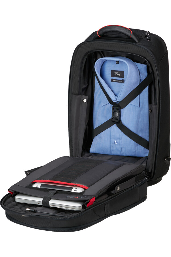 pro-dlx 6 laptoptas met wielen 173 zwart