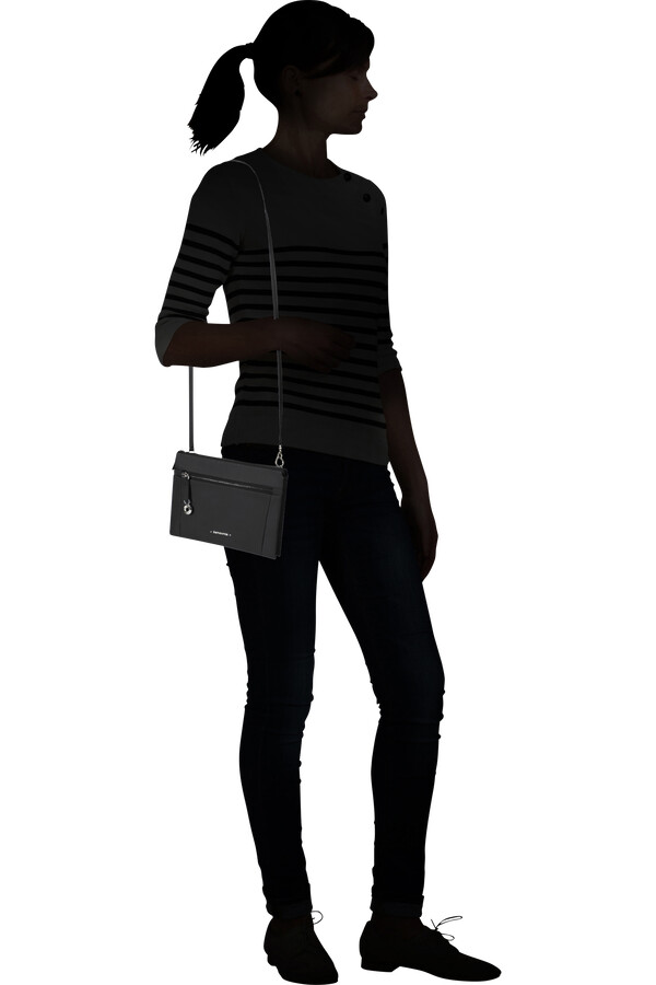 move journey schoudertas zwart
