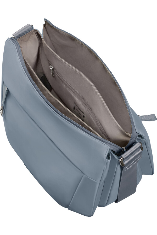 move 5.0 hobo tas stoffig blauw