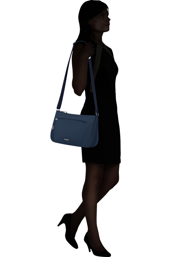 move 5.0 hobo tas donkerblauw