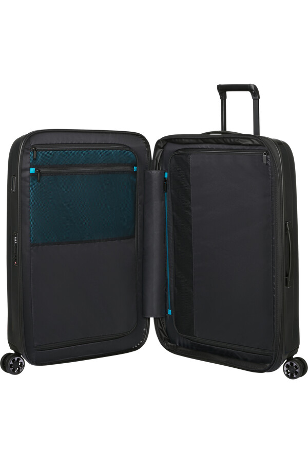 nexis spinner uitbreidbaar 4 wielen 76 cm onyx zwart