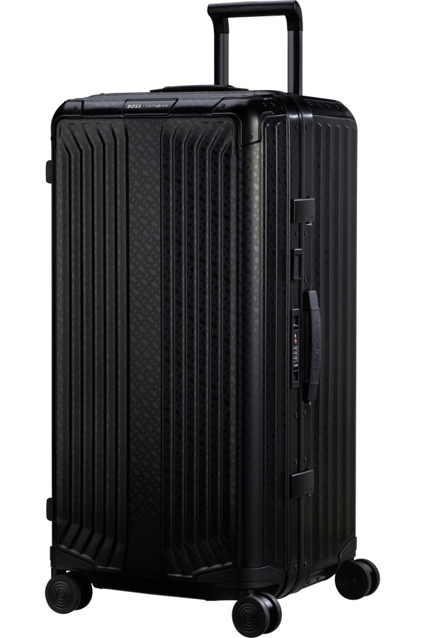boss samsonite spinner 4 wielen 80 cm grafiet monogram