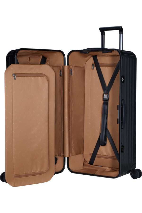 boss samsonite spinner 4 wielen 80 cm grafiet monogram