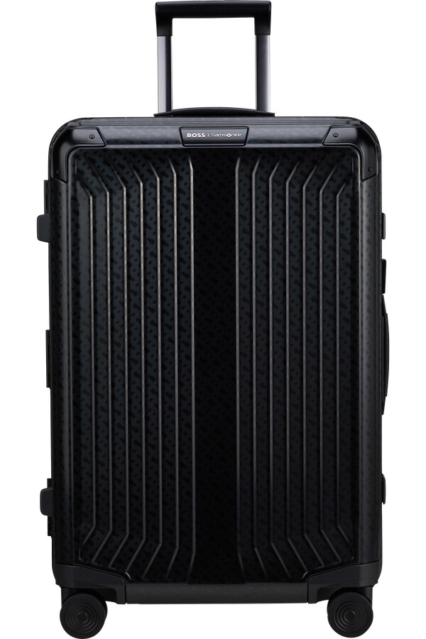 boss samsonite spinner 4 wielen 69 cm grafiet monogram