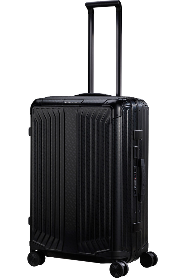 boss samsonite spinner 4 wielen 69 cm grafiet monogram