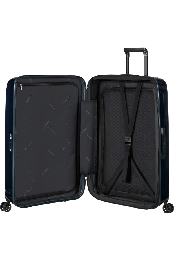 nuon spinner uitbreidbaar 4 wielen 81 cm metallic donkerblauw