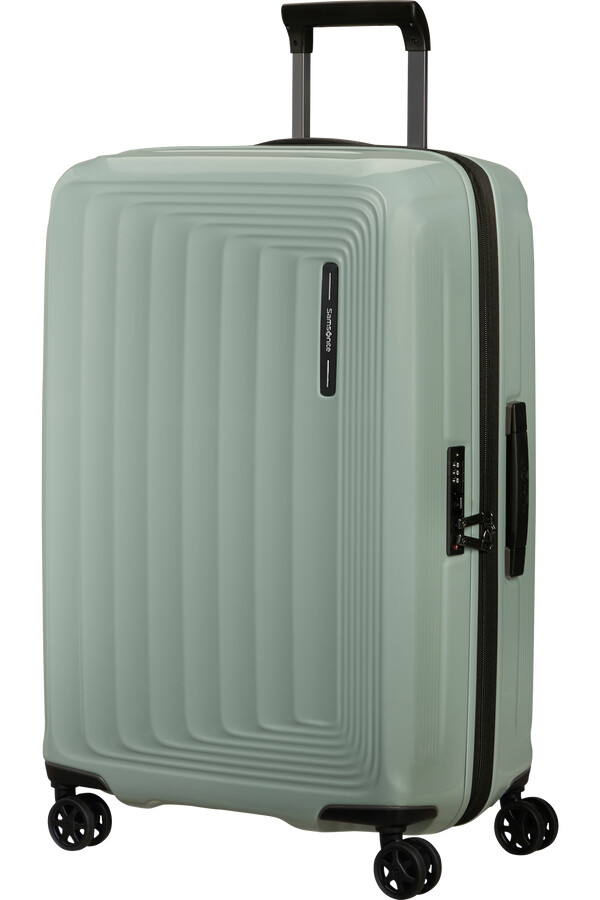 nuon spinner uitbreidbaar 4 wielen 69 cm metallic mineral green