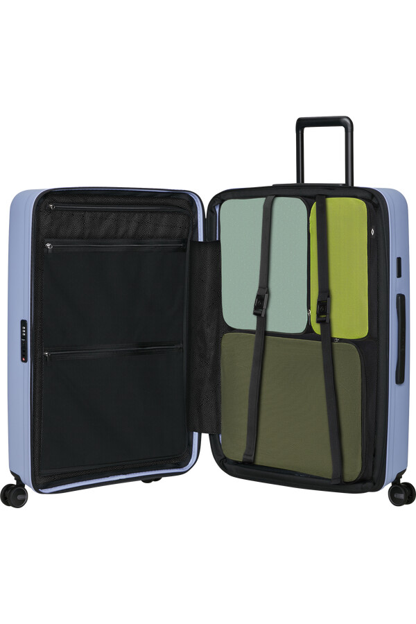 opvouwbare spinner uitbreidbaar 4 wielen 75 cm lavendel