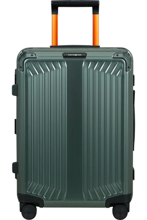 lite-box aluminium spinner 4 wielen 55 cm saliegroenoranje