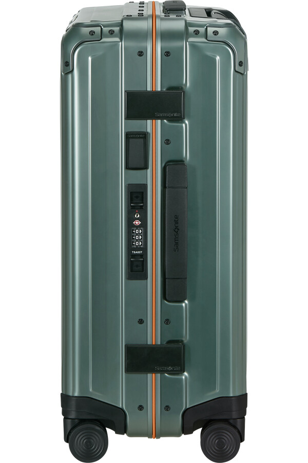 lite-box aluminium spinner 4 wielen 55 cm saliegroenoranje