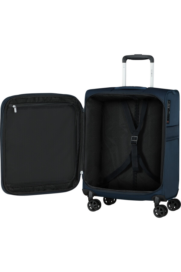 urbify spinner uitbreidbaar 4 wielen 55 cm marineblauw