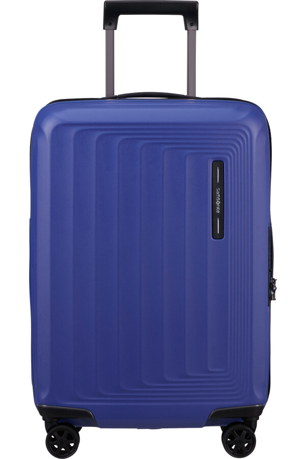 nuon spinner uitbreidbaar 4 wielen 55 cm mat nautisch blauw