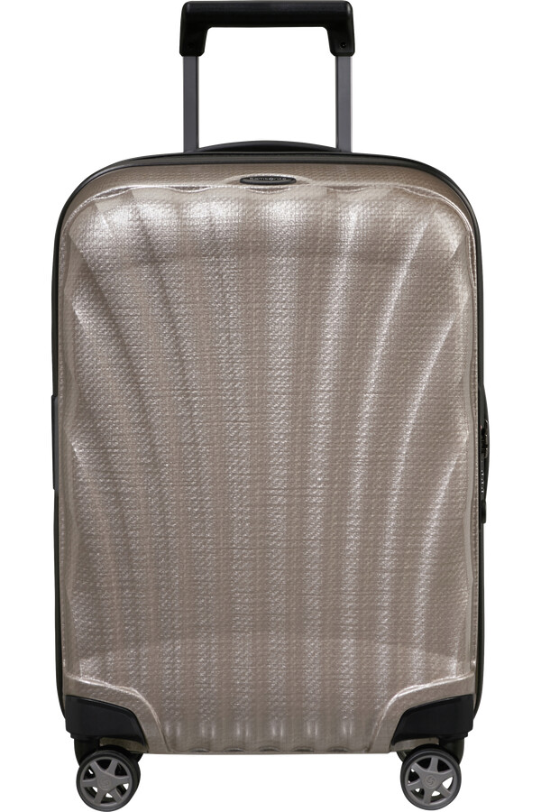 c-lite spinner uitbreidbaar 4 wielen 55 cm ivoor goud