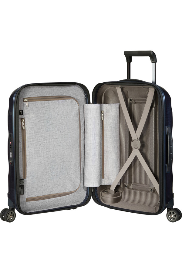 c-lite spinner uitbreidbaar 4 wielen 55 cm middernachtblauw
