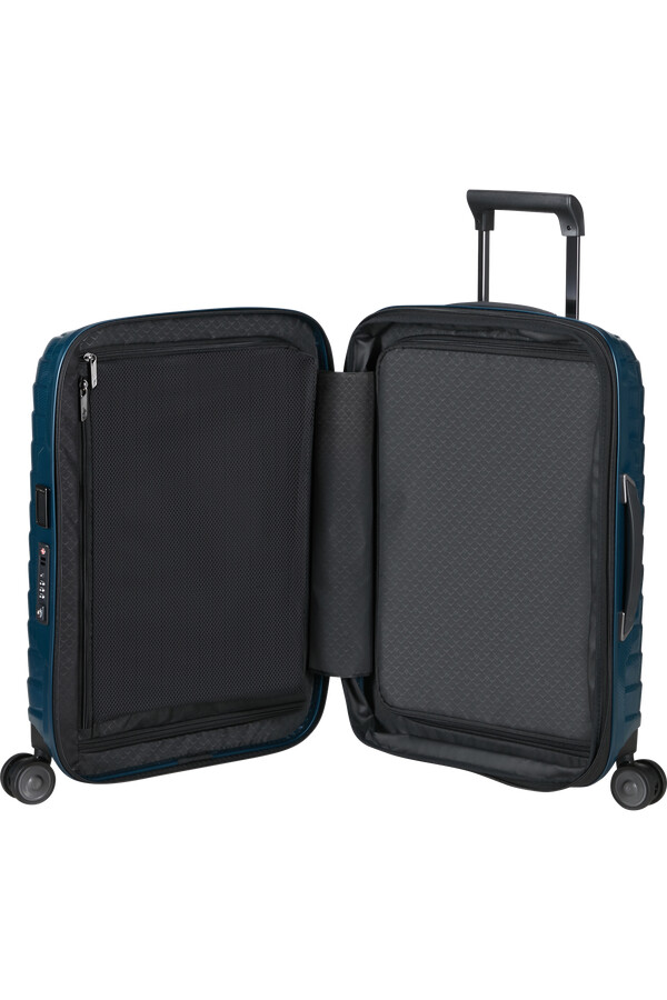 proxis spinner uitbreidbaar 4 wielen 55 cm petrolblauw